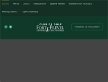 Tablet Screenshot of fortprevel.com